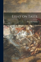 Essay on Taste 1014903963 Book Cover