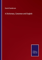 A Dictionary, Canarese and English 337513858X Book Cover