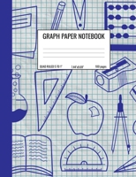 Graph Paper Notebook: Quad Ruled 5 Squares Per Inch Notebook for Students, Math and Science Composition Notebook 168837731X Book Cover