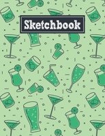 Sketchbook: 8.5 x 11 Notebook for Creative Drawing and Sketching Activities with Party Drinks Themed Cover Design 1709845295 Book Cover