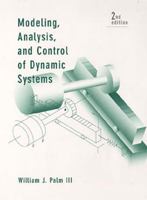 Modeling, Analysis, and Control of Dynamic Systems 0471073709 Book Cover