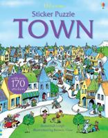 Sticker Puzzle Town 140957783X Book Cover