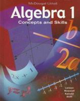 Algebra 1: Concepts and Skills California Edition 0618078762 Book Cover