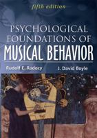 Psychological Foundations of Musical Behavior 0398038414 Book Cover