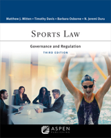 Sports Law: Governance and Regulation 145486978X Book Cover