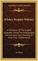 White's People's Webster 0548292434 Book Cover