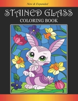 Stained Glass Coloring Book: An Adult Coloring Book with Beautiful Designs for Relaxation and Stress Relief B08Z2FNWYQ Book Cover