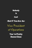 Nobody is cool but if you are a Vice President of Operations you're pretty damn close: Vice President of Operations notebook , perfect gift for Vice President of Operations 1679317903 Book Cover