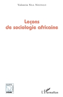 Leçons de sociologie africaine (Sociétés Africaines Et Diaspora) (French Edition) 2343066795 Book Cover