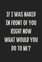 If I Was Naked in Front of You Right Now What Would You Do to Me?: Stiffer Than A Greeting Card: Use Our Novelty Journal To Document Your Sexual ... Makes a Great BDSM Lifestyle Gift For Adults 1699556016 Book Cover