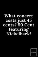 Lined Blank Notebook Drawing Pad: Unlined Ruled Pages Book (6 x 9 inches) - 100 Pages Journal II Planning, Drawing, Sketching, Writing: What concert costs just 45 cents? 50 Cent featuring Nickelback! 1661835392 Book Cover