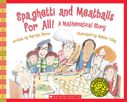 Spaghetti And Meatballs For All (Marilyn Burns Brainy Day Books) 0590944614 Book Cover