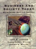 Business and Society Today: Managing Social Issues 0314203869 Book Cover