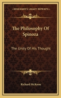 Philosophy of Spinoza 1162965800 Book Cover