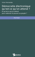 Démocratie électronique qu'est-ce qu'on attend ? (French Edition) 2342035039 Book Cover