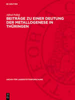 Beiträge Zu Einer Deutung Der Metallogenese in Thüringen 3112737547 Book Cover