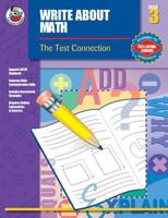 Write About Math, Grade 3: The Test Connection 0742419630 Book Cover