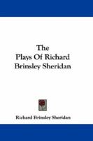 Plays by Richard Brinsley Sheridan 0192811584 Book Cover