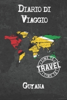 Diario di Viaggio Guyana: 6x9 Diario di viaggio I Taccuino con liste di controllo da compilare I Un regalo perfetto per il tuo viaggio in Guyana e per ogni viaggiatore 1675042985 Book Cover