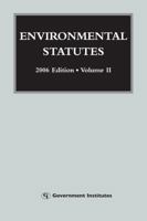 Environmental Statutes 0865871957 Book Cover