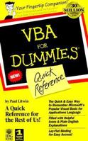 VBA for Dummies Quick Reference 0764502506 Book Cover