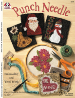 Punch Needle: Embroidery and Wool Work (Design Originals) Beginner-Friendly Step-by-Step Projects for Stunning Dimensional Effects with One Simple Stitch; Accent Purses, Coasters, Framed Art, & More 1574215809 Book Cover