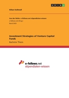 Investment Strategies of Venture Capital Funds 3346219364 Book Cover