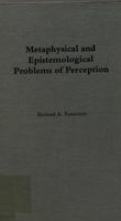 Metaphysical and Epistemological Problems of Perception 0803219660 Book Cover