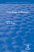Love Songs of Vidyapati 8120802918 Book Cover
