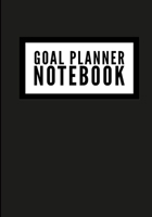 Goal Planner Notebook: Solid Black - Undated Goal Planner, Durable Journal Diary Notebook, Organizer For Project Planning & Goal Setting - [Professional Grade] 1697371450 Book Cover