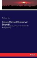Immanuel Kant Und Alexander Von Humboldt 3743649020 Book Cover