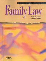 Black Letter On Family Law 0314153527 Book Cover