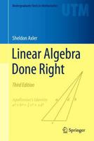 Linear Algebra Done Right 0387982582 Book Cover