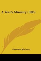 A year's ministry 0899572073 Book Cover