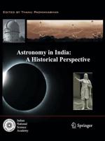 Astronomy in India: A Historical Perspective 8132228448 Book Cover