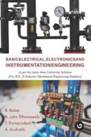 Basic Electrical, Electronics and Instrumentation Engineering 8194482550 Book Cover