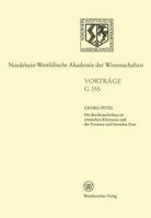 Die Beichtinschriften Im Romischen Kleinasien Und Der Fromme Und Gerechte Gott: 405. Sitzung Am 19. November 1997 in Dusseldorf 3322988317 Book Cover