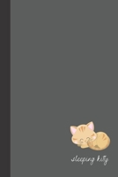 sleeping kitty: small lined Adorable Kitties Notebook / Travel Journal to write in (6'' x 9'') 120 pages 1673934080 Book Cover
