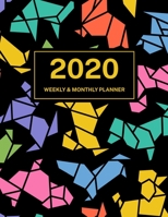 2020 Weekly & Monthly Planner: Jan 1, 2020 to Dec 31, 2020: Origami Dogs One Year Weekly Planner & Schedule Agenda with Inspirational Quotes (Weekly and Monthly Calendar Planner 8.5 x 11) 1700104586 Book Cover