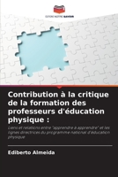 Contribution à la critique de la formation des professeurs d'éducation physique : 6206052206 Book Cover