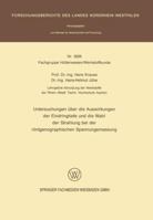 Untersuchungen Uber Die Auswirkungen Der Eindringtiefe Und Die Wahl Der Strahlung Bei Der Rontgenographischen Spannungsmessung 3531030264 Book Cover