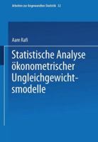 Statistische Analyse Okonometrischer Ungleichgewichtsmodelle 3790804258 Book Cover