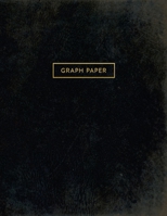 Graph Paper: Executive Style Composition Notebook - Vintage Faded Black Leather Style, Softcover | 8.5 x 11 - 100 pages (Office Essentials) 1690883545 Book Cover