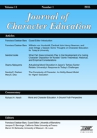 Journal of Character Education Issue 1681233487 Book Cover