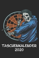 Taschenkalender 2020: Taschenkalender f�r Sept. 2019 bis Dezember 2020 A5 Terminplaner Wochenplaner Terminkalender Wochenkalender Organizer mit Darts Dartpfeile Dartscheibe Totenkopf 1695398432 Book Cover