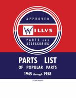 1945 - 1958 Willys Parts List of Popular Parts & Accessories Catalog By Detroit Iron 1791412386 Book Cover