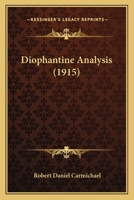 Diophantine Analysis 1164621238 Book Cover