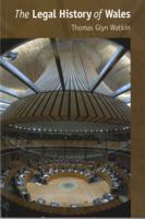 The Legal History of Wales 0708320643 Book Cover