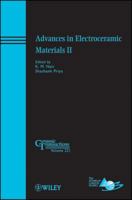 Advances in Electroceramic Materials II 047092716X Book Cover