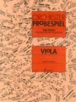 TEST PIECES FOR ORCHESTRAL AUDITIONS VIOLA ALTO 3795797306 Book Cover